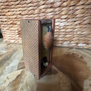 Wooden Toy 4” Duck Swinging Box Toy